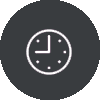 icon highlighting that this storage facility offers convenient access hours for your storage unit.
