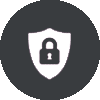 icon highlighting that this storage facility offers great security for your storage unit.